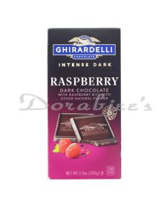 GHIRARDELLI INTENSE DARK RASPBERRY CHOCOLATE 100G