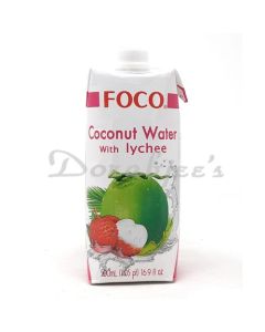 FOCO COCONUT WATER LYCHEE 500ML