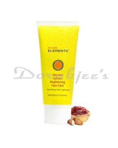 PURE ELEMENTS ALMOND SAFFRON BRIGHTENING FACE PACK 100G
