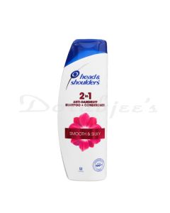 HEAD & SHOULDERS 2IN1 ANTI DANDRUFF SMOOTH&SILKY SHAMPOO CONDITIONER 360ML