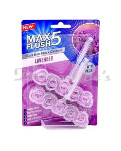 MAX FLUSH 5 LAVENDER RIM BLOCK 2X45G