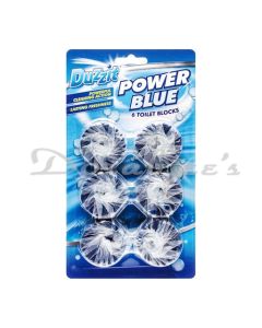 DUZZIT POWER BLUE 6 TOILET BLOCK