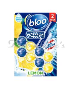BLOO LEMON POWER ACTION TOILET RIM BLOCK 2X50G