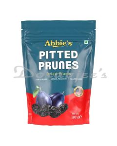 ABBIES PITTED PRUNES DRIED PLUMS 200G