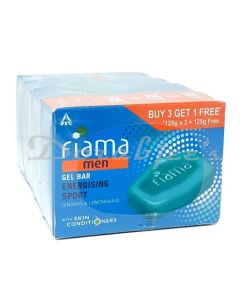 FIAMA MEN ENERGIZING SPORT  BAR 3X1 375G