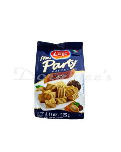LAGO MINI PARTY WAFERS CACAO 125G