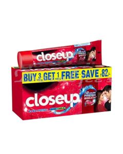 CLOSE UP RED TOOTH PASTE 150G B3G1