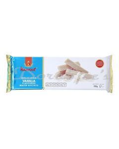 KRAVOUR VANILLA WAFER BISCUIT 120G