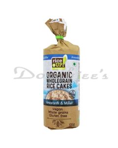 RICEUP ORGANIC RICE CRACKERS  AMARANTH MILLET 120G