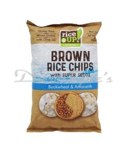 RICEUP BROWN  RICE CHIPS BLACK AMARANTH 60G