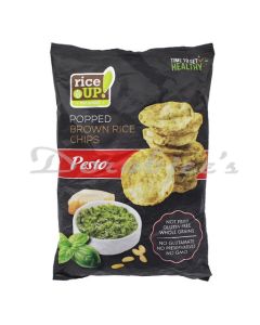 RICEUP BROWN  RICE CHIPS PESTO 60G