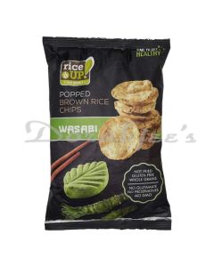 RICEUP BROWN  RICE CHIPS WASABI 60G