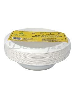 ADVANTECH BAGASSE ECO FRIENDLY DISPOSABLE BOWLS 350ML 25 S SET