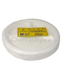 ADVANTECH  BAGASSE BIODEGRADABLE 3CP PLATE 25S