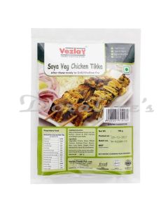 VEZLAY FROZEN SOYA CHIKEN TIKKA 150 G