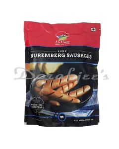 LA CARNE FROZEN PORK NUREMBERG SAUSAGE 500G