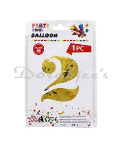 INF PARTY HELIUM HAPPY BIRTHDAY NUMBERS 2