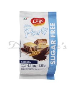 LAGO MINI PARTY SUGAR FREE  CRISPY WAFER WITH COCOA CREAM   125G