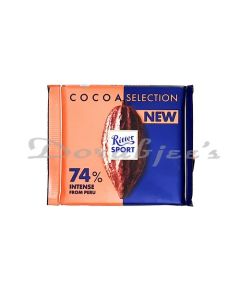RITTER SPORT 74% INTENS FROM PERU 100G