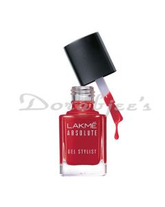 LAKME ABSOLUTE GEL STYLIST NAIL COLOR SCARLET RED 12 ML