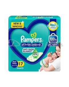PAMPERS  NB - 17 PCS DIAPERS - NEW BORN  17 PIECES
