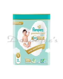 PAMPERS PREMIUM CARE PANT LARGE L 13 COUNT 9-14KG