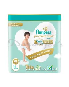 PAMPERS PREMIUM CARE DIAPER PANTS XL 14 12-17 KG