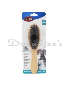 ABK PET BRUSH WITH NATURAL BRISTLES
