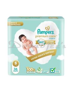 PAMPERS PREMIUM CARE PANTS SMALL 36 PCS 4 - 8 KG