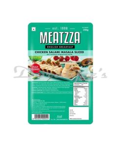 MEATZZA FROZEN CHICKEN SALAMI MASALA SLICED 250G