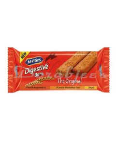 MCVITIES DIGESTIVE BARS ORIGINAL 30G