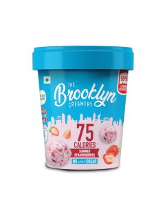 THE BROOKLYN CREAMERY ICE CREAM SUMMER STRAWBERRIES 100 ML