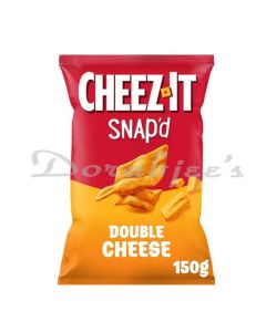 CHEEZ IT SNAPD DUBBLE CHEESE BAKED SNACK 150G