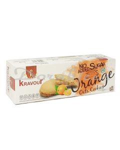 KRAVOUR ORANGE SUGAR FREE COOKIES 150G
