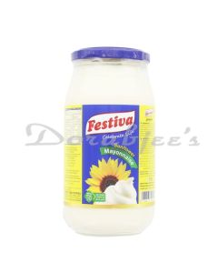 FESTIVA MAYONNAISE GLASS BOTTLE 533ML