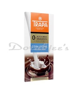 TRAPA 0% SUGAR - MILK CHOCOLATE 80 G