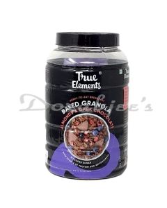 TRUE ELEMENTS GRANOLA ALMOND DARK CHOCOLATE 900G