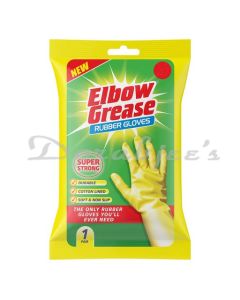 ELBOW GREASE RUBBER GLOVES EXTRA LONG MEDIUM