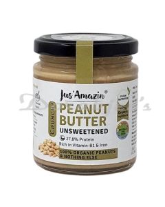 JUS AMAZIN UNSWEETENED PEANUT BUTTER CRUNCHY 200