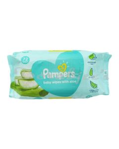 PAMPERS BABY WIPES 72X2 ALOE