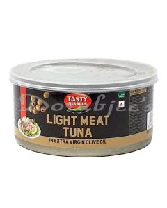 TASTY NIBBLES LIGHT MEAT TUNA IN OLIVE 185G