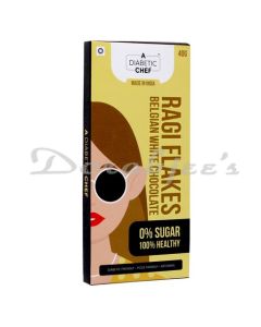 A DIABETIC CHEF SUGAR FREE RAGIFLAKES WHITE CHOCOLATE 40G