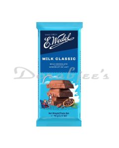 E WEDEL CHOCOLATE MILK CHOCOLATE BAR 90G
