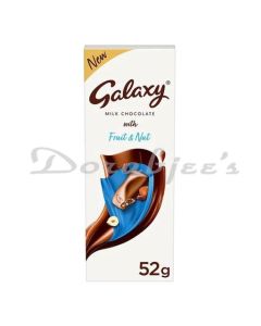 GALAXY FRUIT & NUT CHOCOLATE 52G