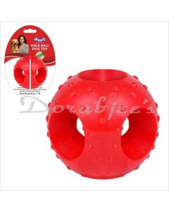 DROOLS NONTOXIC RUBBER HOLE BALL CHEW TOY  PUPPY DOG TEETHING TOY  7.62 CM