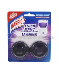 HARPIC FLUSH MATIC TOILET CLEANER LAVENDER 100G