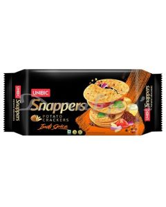UNIBIC SNAPPER POTATO CRACKER INDI SPICE 50% 300G