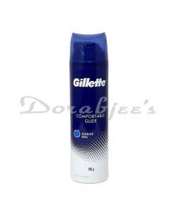 GILLETTE SHAVING GEL COMFORTABLE GLIDE 195G