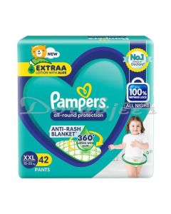 PAMPERS ALL-ROUND PROTECTION PANTS XXL 42 COUNT 15 - 25 KG