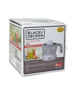 BLACK  DECKER  0 5L ELECTRIC FRESH CITRUS FRUIT JUICE